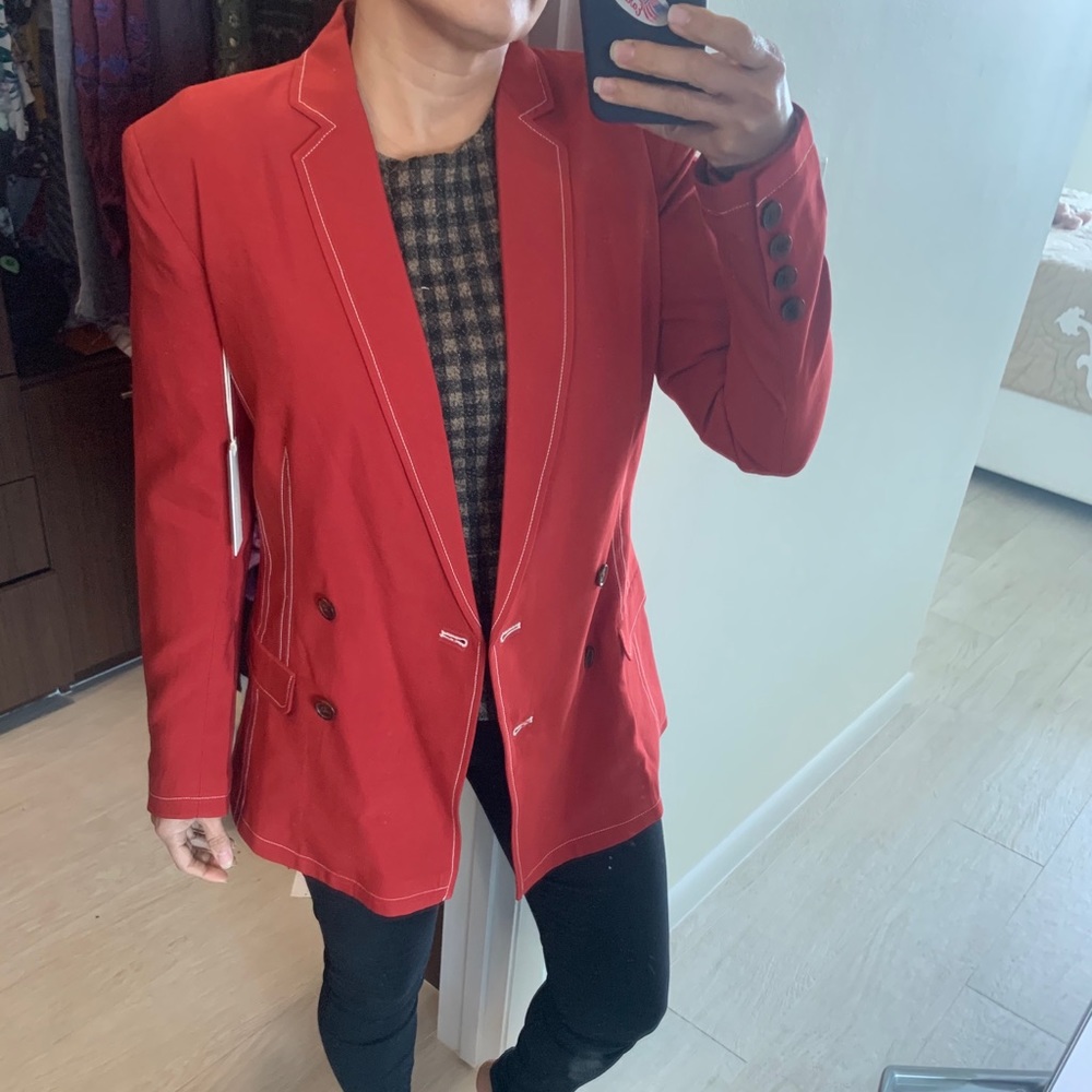 Revolve Capulet Dylan Double Breasted Blazer Xs - image 6